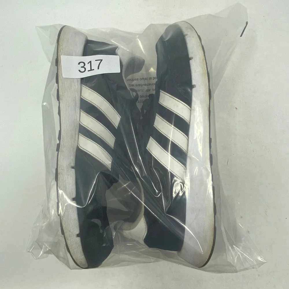 Adidas V Racer 2.0 Mens Sneakers Black White FZ0958 Low Top Shoes Size 10